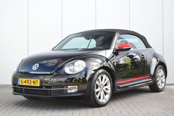 Volkswagen Beetle Cabriolet 1.2 TSI Design Club BlueMotion Stoelverwarming Navi/Bluetooth Ecc Cruise PDc