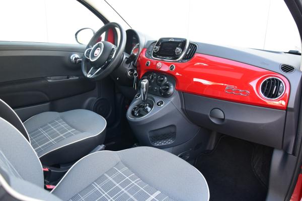 Fiat 500 1.2 Lounge Automaat Pano/Dak Airco Cruise Audio/Bluetooth